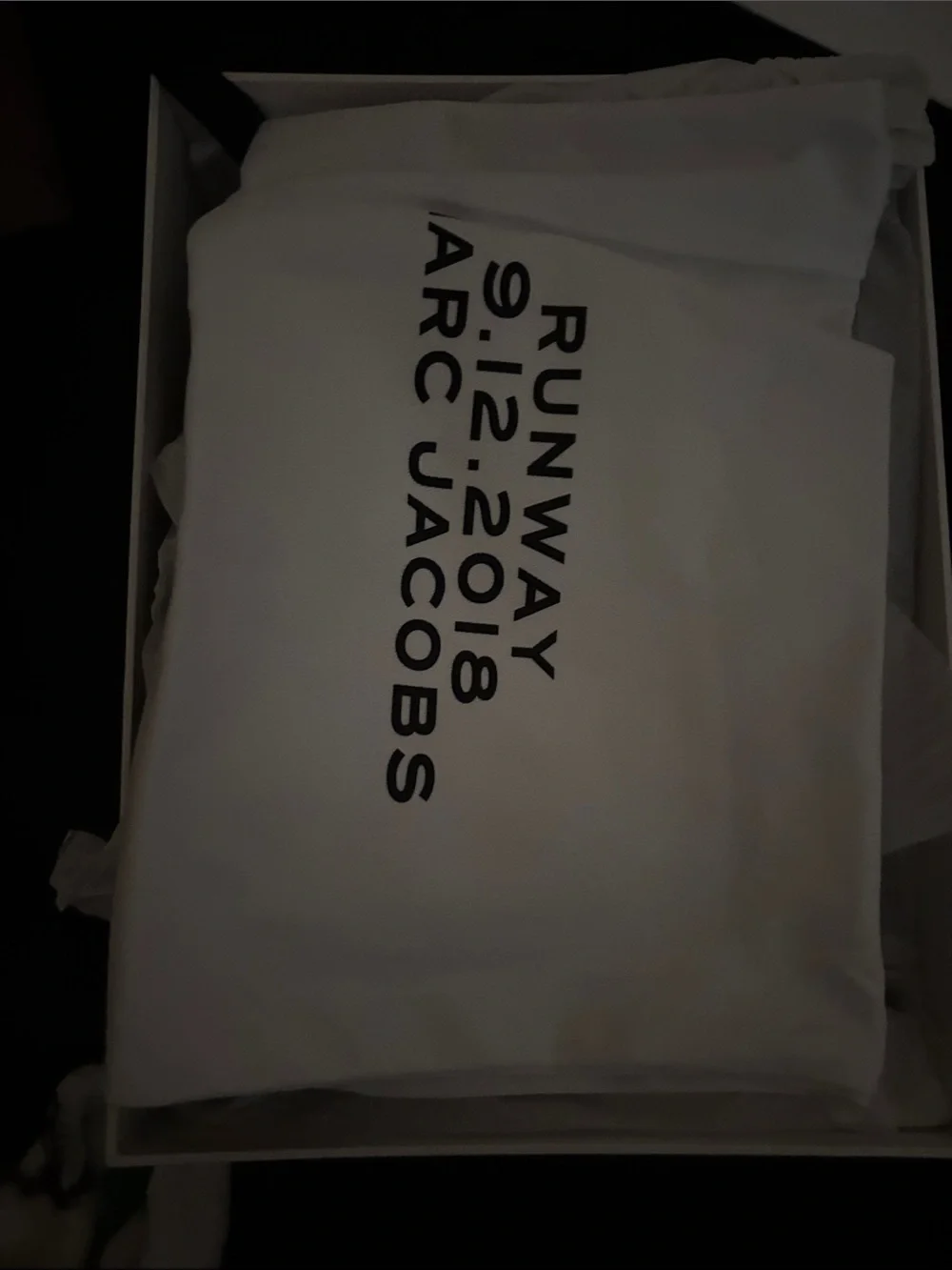 Marc Jacobs White Presentation Box with Black Logo